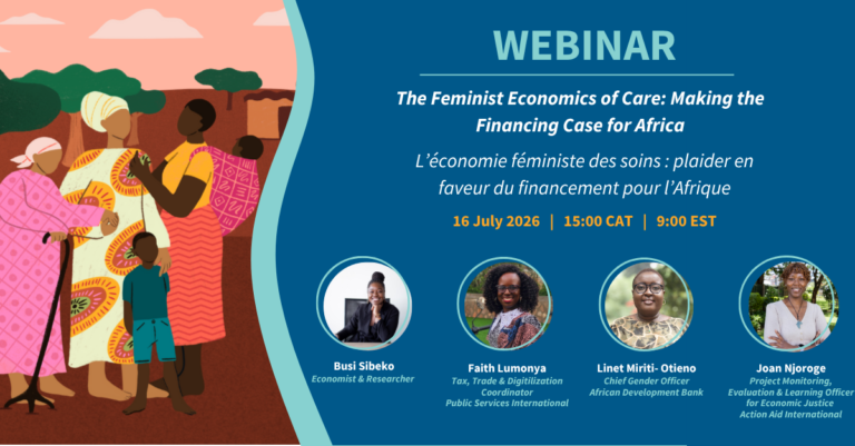 The Feminist Economics of Care: Making the Financing Case for Africa